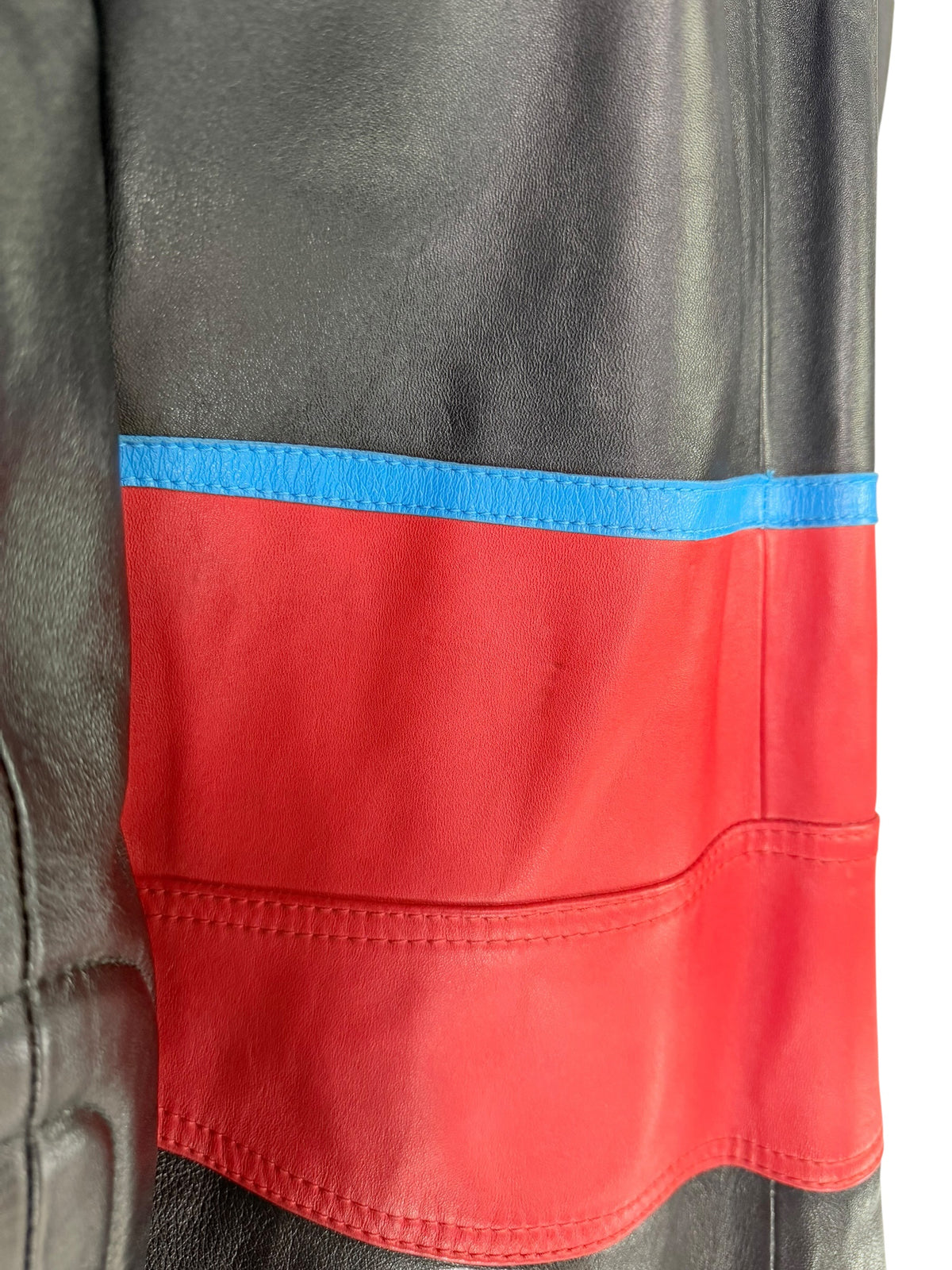 Rare Runway Dolce & Gabbana Spring 2001 Leather Moto Coat