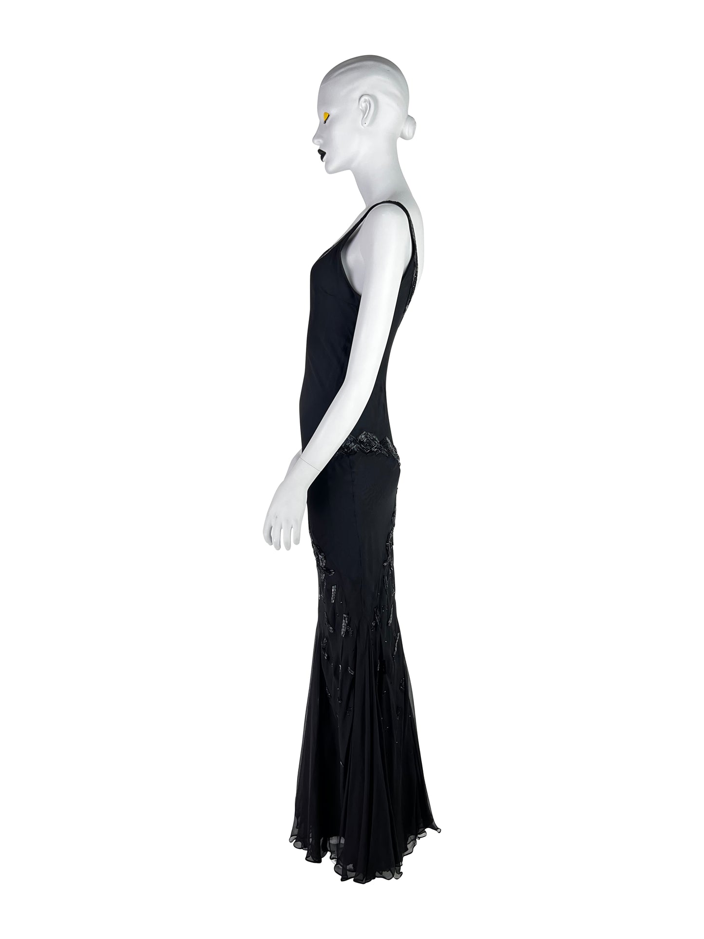Dior by John Galliano Fall 2002 Bias Cut Beaded Gown