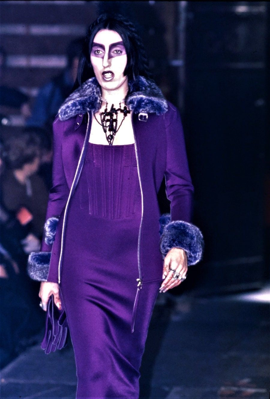 Jean-Paul Gaultier Fall 1995 Corseted Jersey Dress