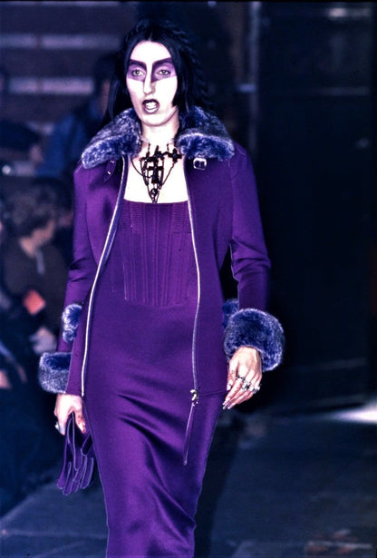 Jean-Paul Gaultier Fall 1995 Corseted Jersey Dress