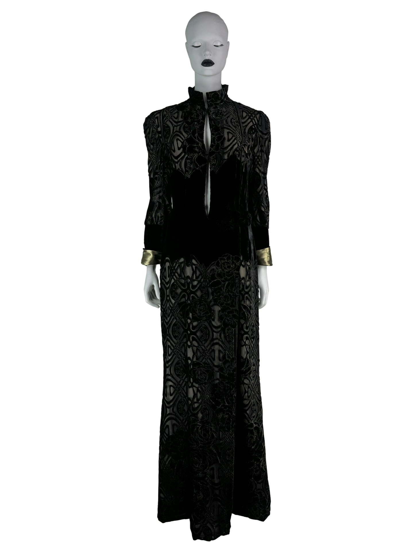 Roberto Cavalli Fall 2006 Velvet Coat / Dress
with Silk Lining