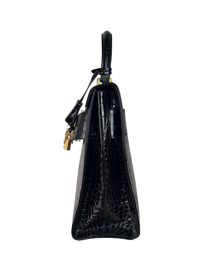 Gianni Versace Fall 1994 Mock Croc Medusa Kelly Satchel — “Princess Diana Handbag”