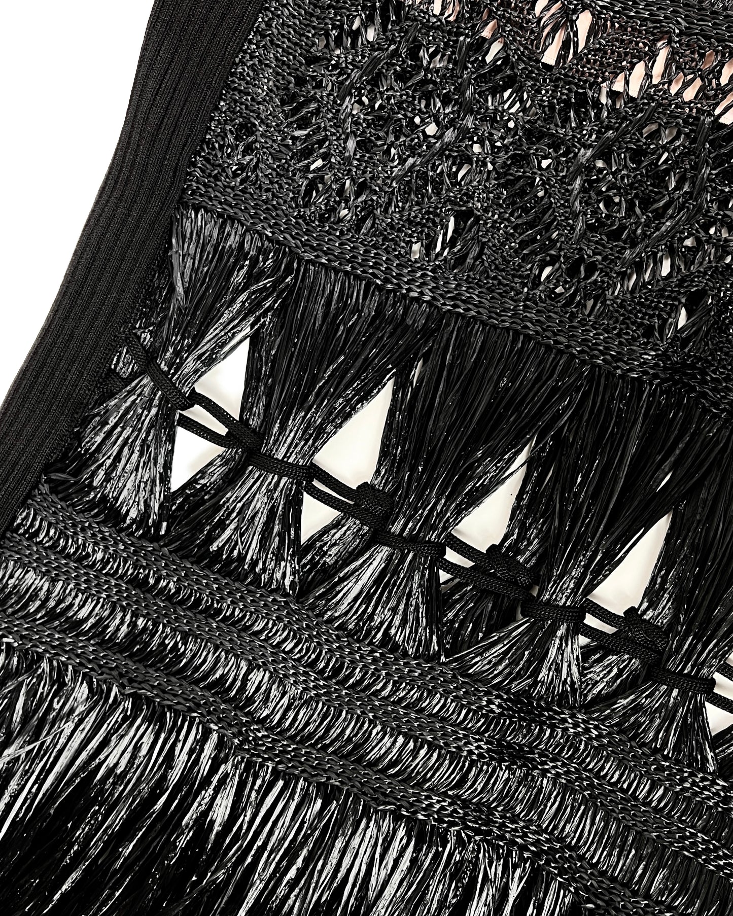 Jean-Paul Gaultier Spring 2013 Braided Raffia Dress