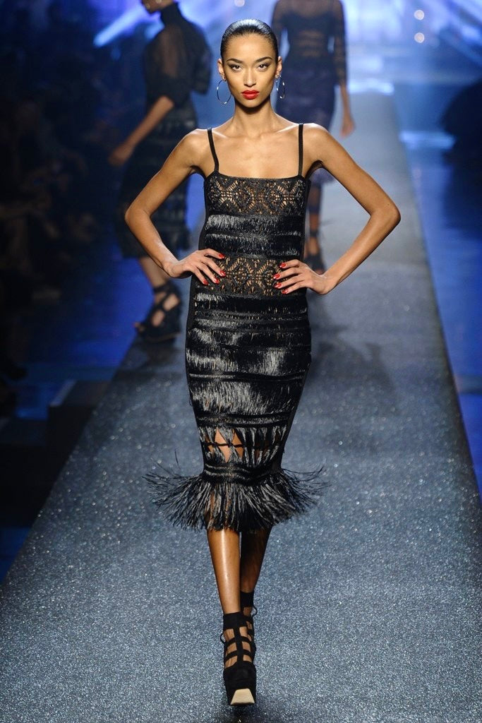Jean-Paul Gaultier Spring 2013 Braided Raffia Dress