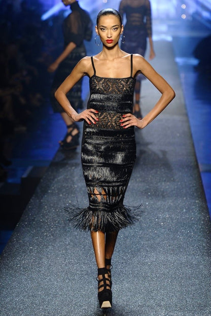 Jean-Paul Gaultier Spring 2013 Braided Raffia Dress