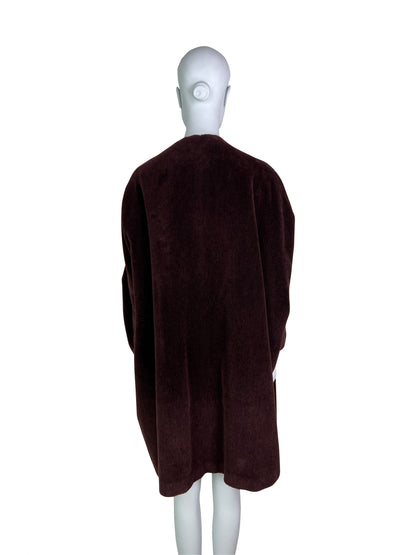 Dolce & Gabbana Fall 1990 Plush Oversized Wool Coat