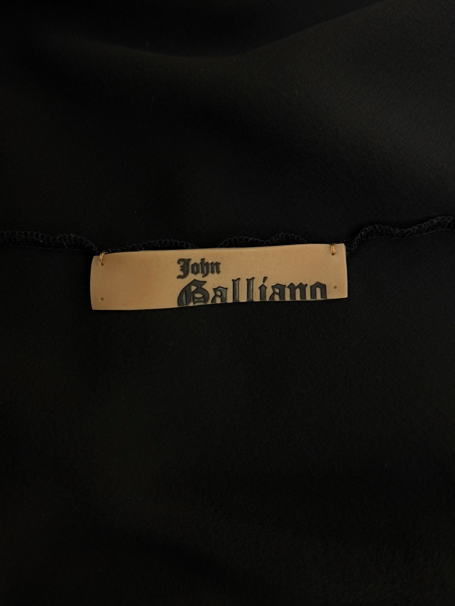 John Galliano Spring 2004 Silk Chiffon Bias-Cut Mini Dress