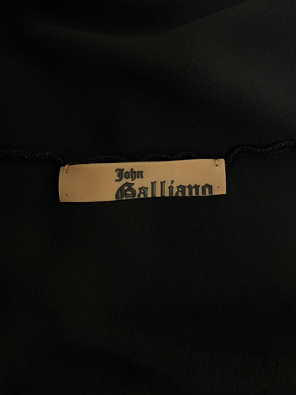 John Galliano Spring 2004 Silk Chiffon Bias-Cut Mini Dress