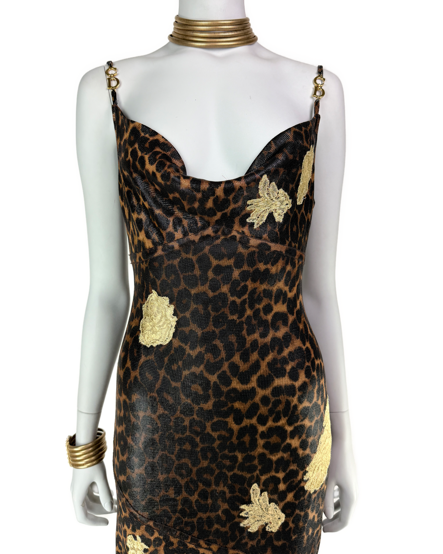 Dior by John Galliano Fall 2000 RTW Runway Leopard Slip Dress