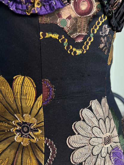 Oscar de la Renta Fall 2005 Floral Jacquard Strapless Ballgown