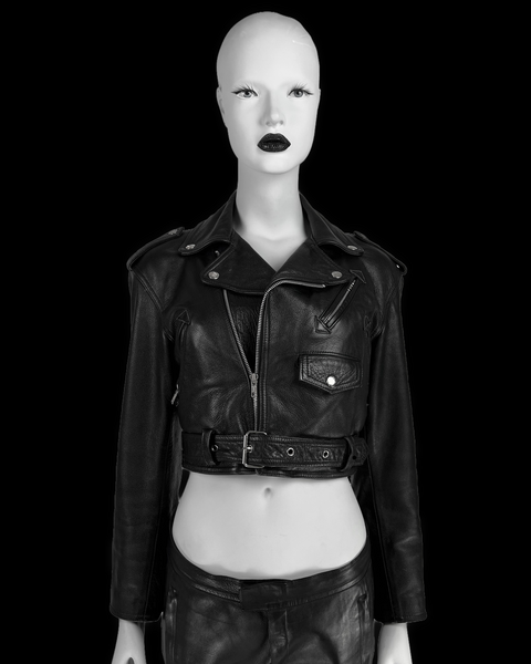 希少★Jean Paul GAULTIER★Y2K★ボンテージ レザージャケット 8aead0e86e54391cd1babf713d429d