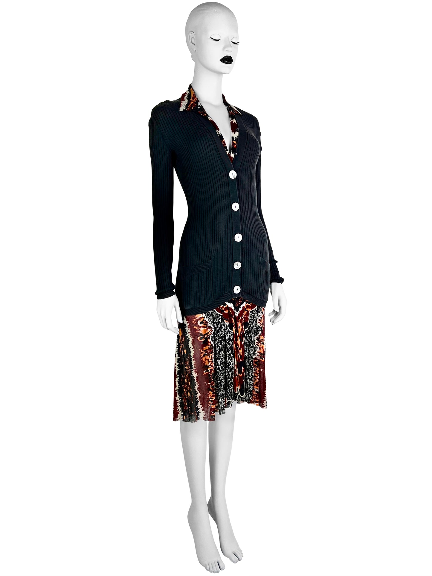 Jean-Paul Gaultier Spring 1997 Runway Cardigan-Dress