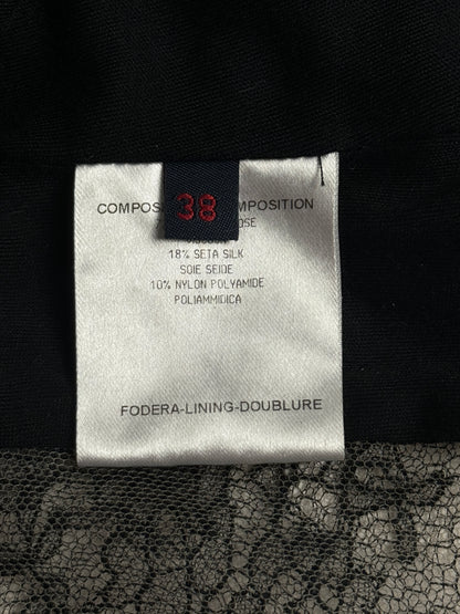 Alexander McQueen Fall 2005 Hitchcock Lace Back Jersey Dress