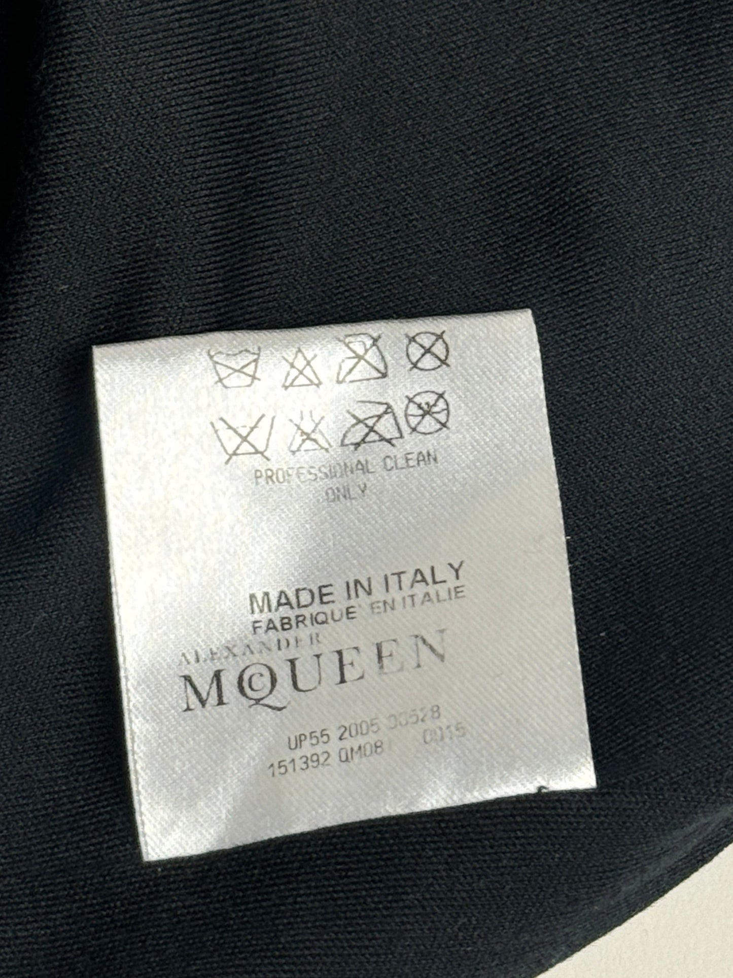 Alexander McQueen Fall 2005 Hitchcock Lace Back Jersey Dress