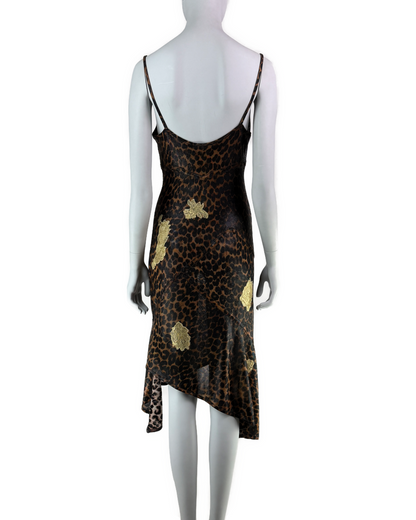 Dior by John Galliano Fall 2000 RTW Runway Leopard Slip Dress