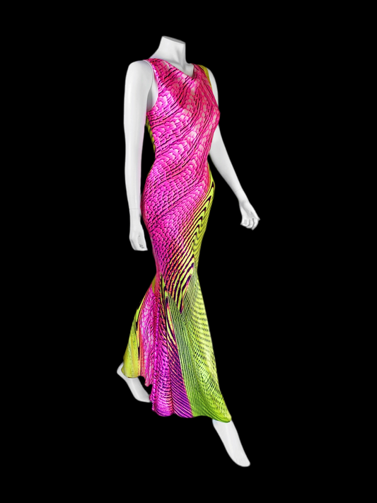 Roberto Cavalli Spring 2001 Runway Dress