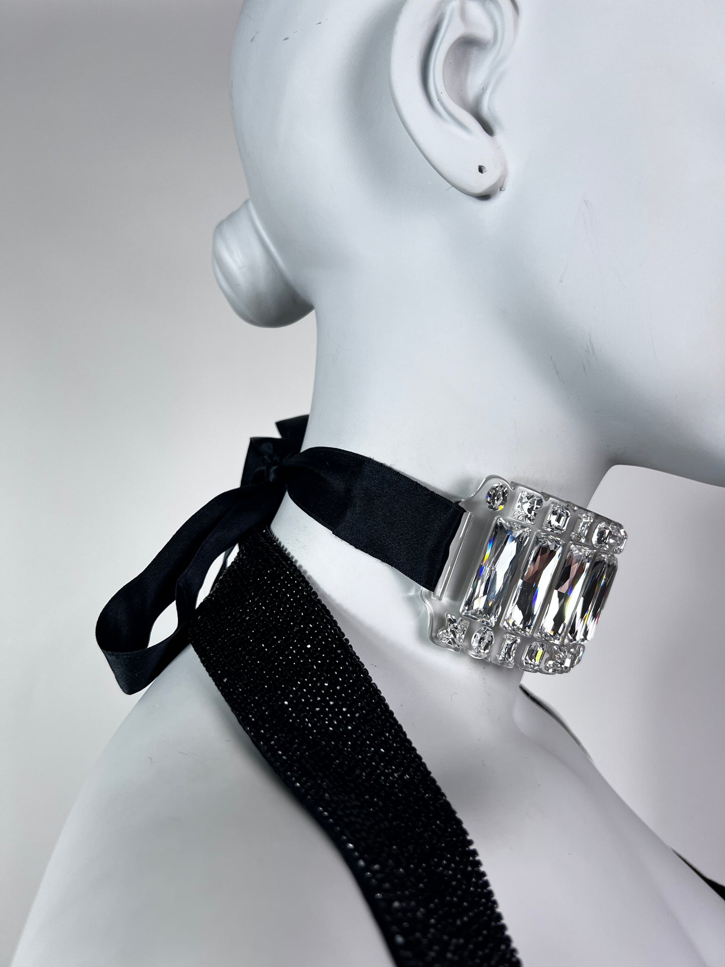 Dior by John Galliano Spring 2004 Runway Plexiglass Crystal Choker