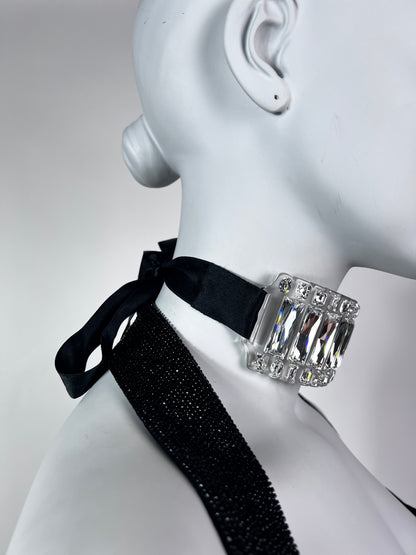 Dior by John Galliano Spring 2004 Runway Plexiglass Crystal Choker