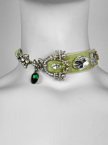 Dior by John Galliano Spring 2005 RTW Runway Velvet Choker