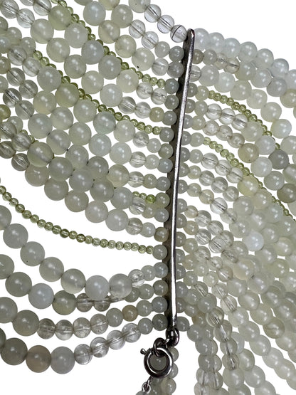 Dior Fall 1999 Maasai Natural Jade Choker Necklace