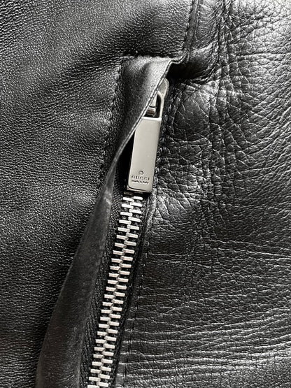 Gucci by Tom Ford Spring 1999 Leather Biker Pants
