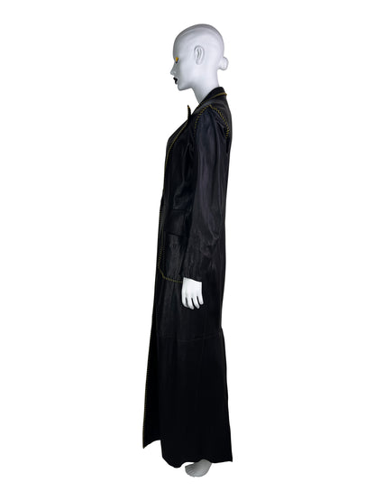 Alexander McQueen for Givenchy Spring 2000 Leather Coat