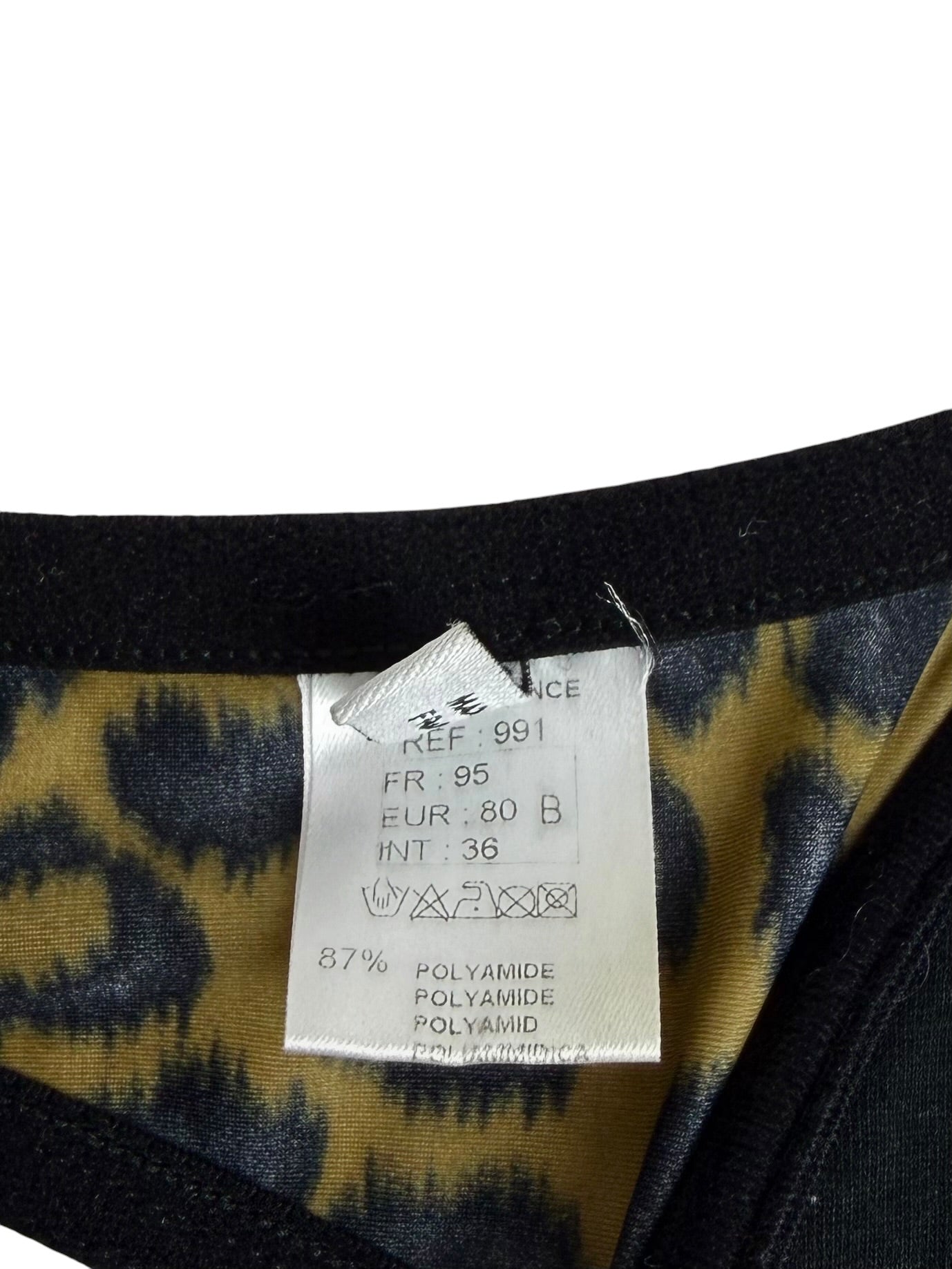 Dior by John Galliano Fall 2000 CD Logo Leopard Runway Bra