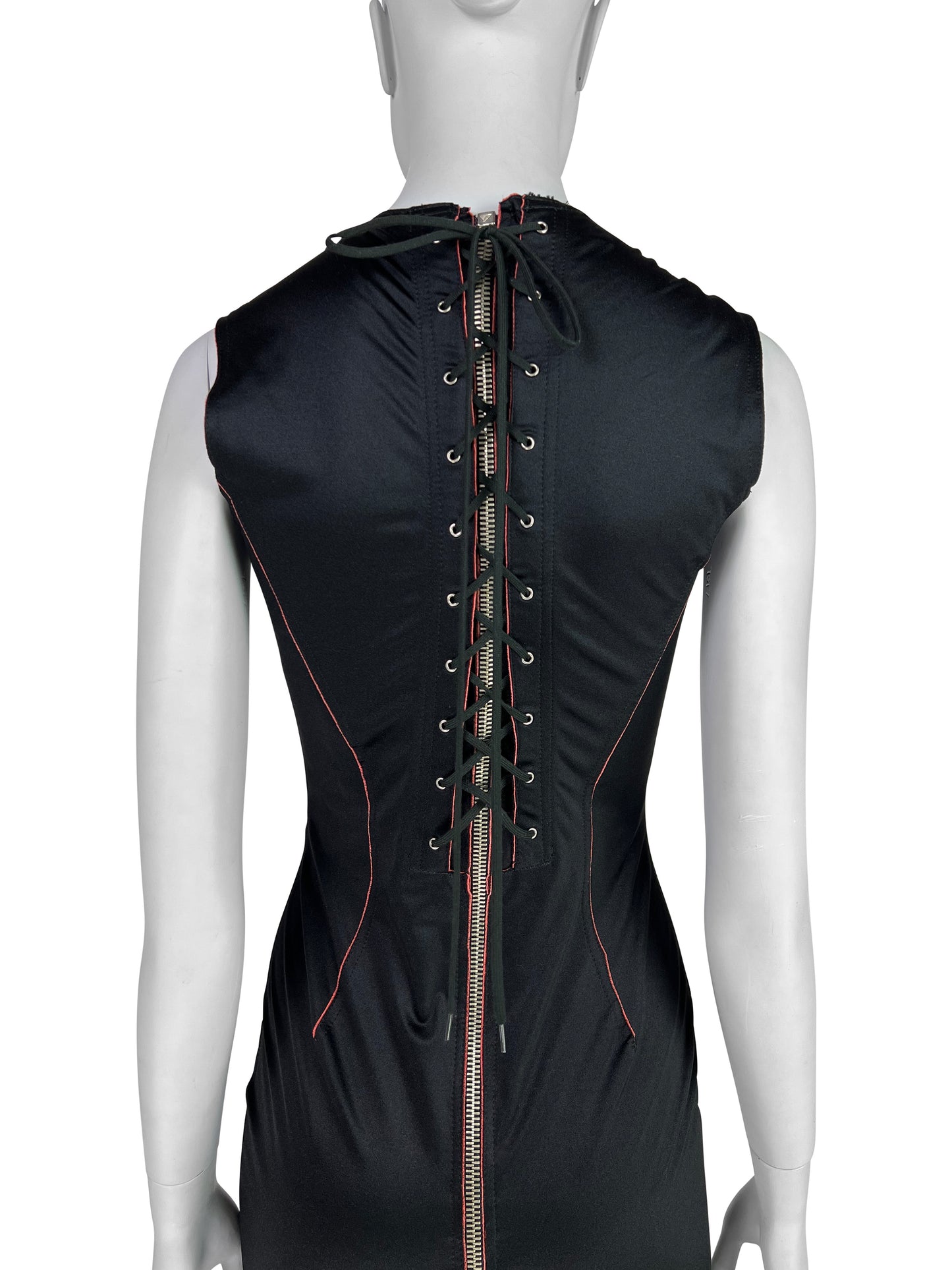 Jean-Paul Gaultier Fall 1995 Corseted Jersey Dress