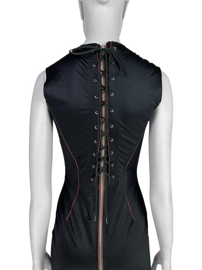 Jean-Paul Gaultier Fall 1995 Corseted Jersey Dress