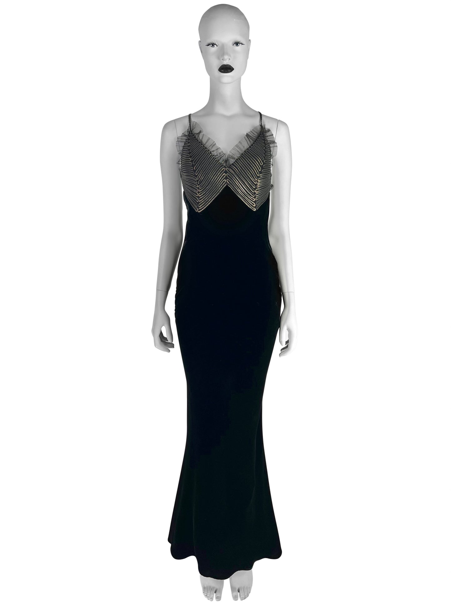 Jean-Paul Gaultier Fall 2006 Velvet Gown