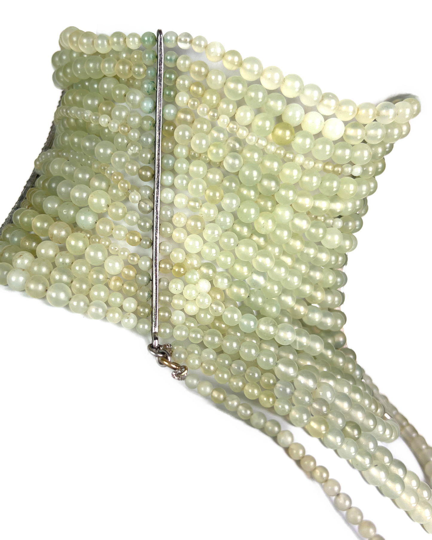 Dior by John Galliano Spring 1998 Jade Pearl Maasai Choker Necklace