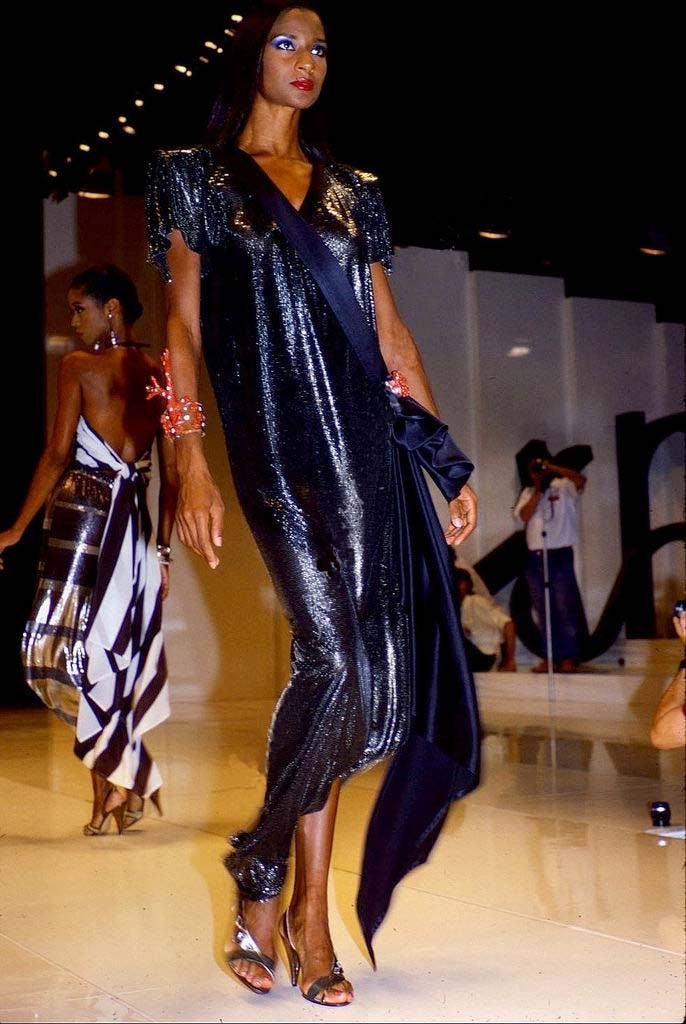 Gianni Versace Spring 1984 Oroton Metal Mesh Tunic Top