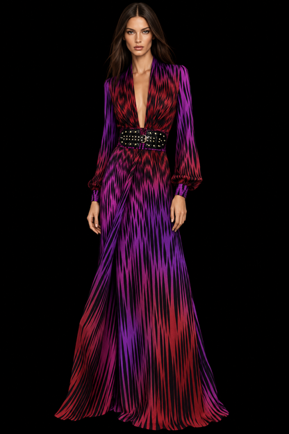 Gucci Fall 2006 Runway Look 42 Silk Gradient Gown by Frida Giannini