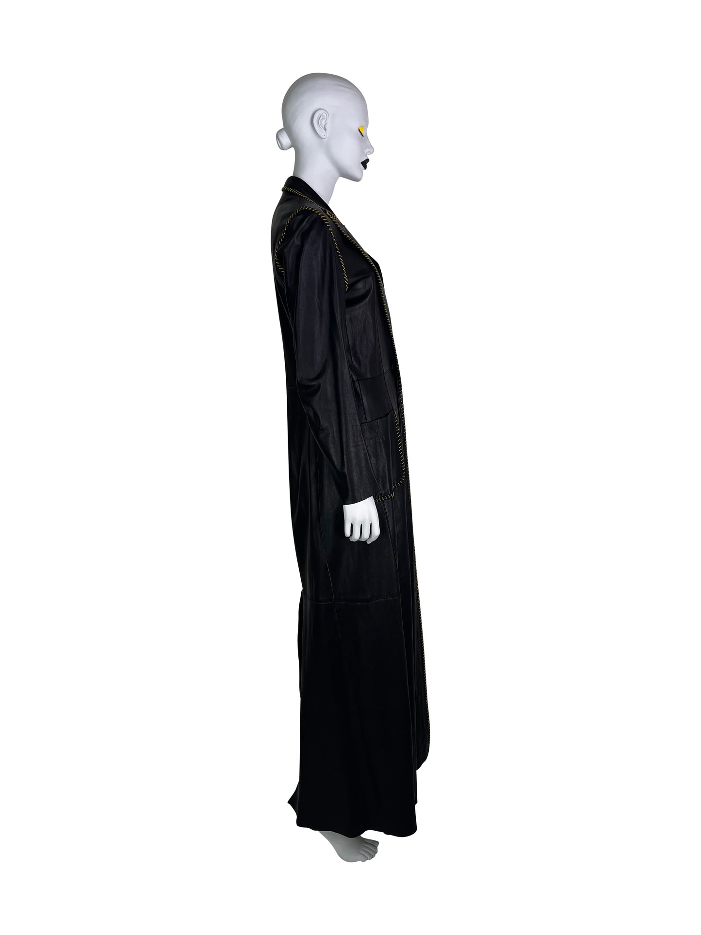 Alexander McQueen for Givenchy Spring 2000 Leather Coat