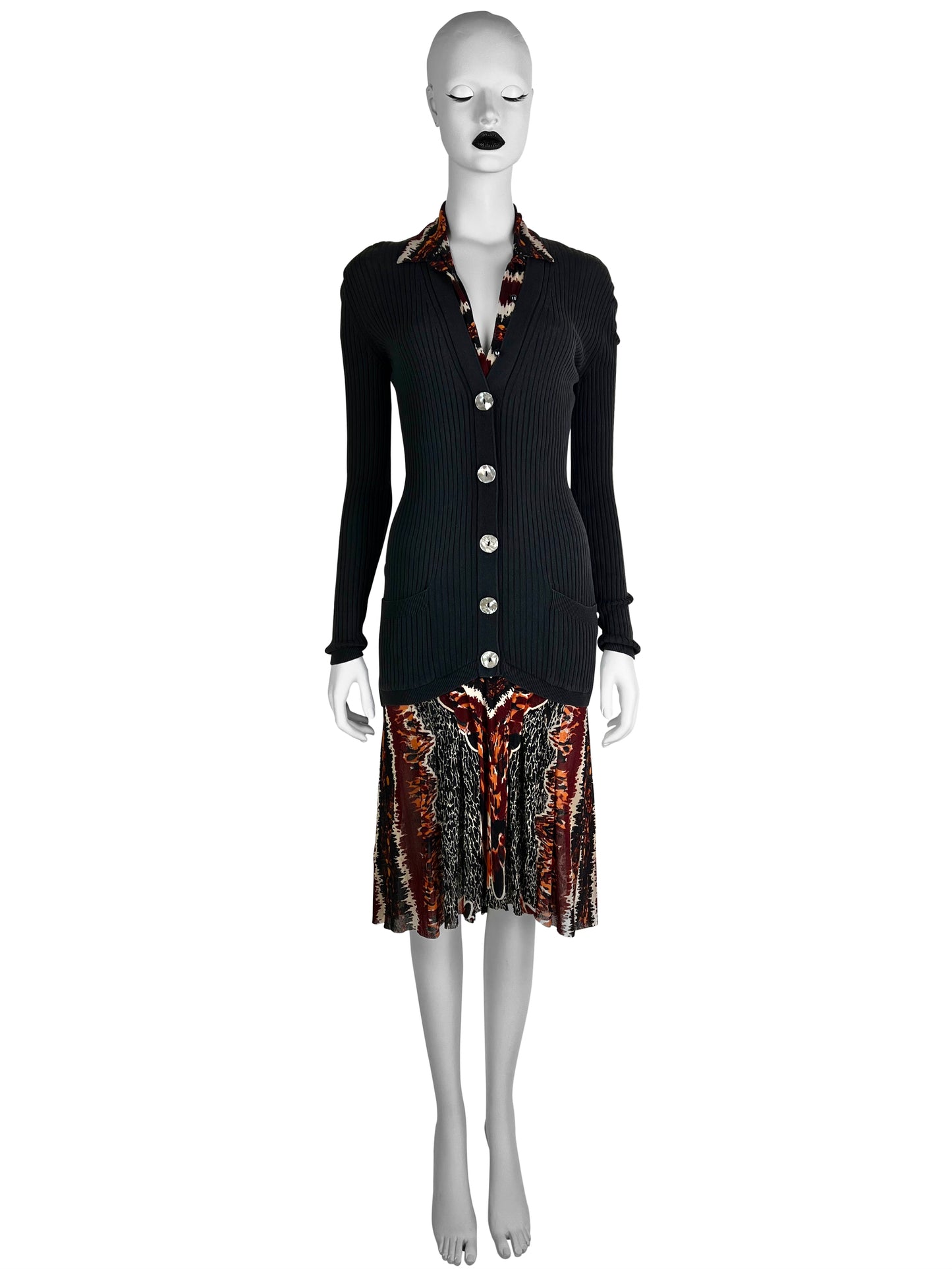Jean-Paul Gaultier Spring 1997 Runway Cardigan-Dress