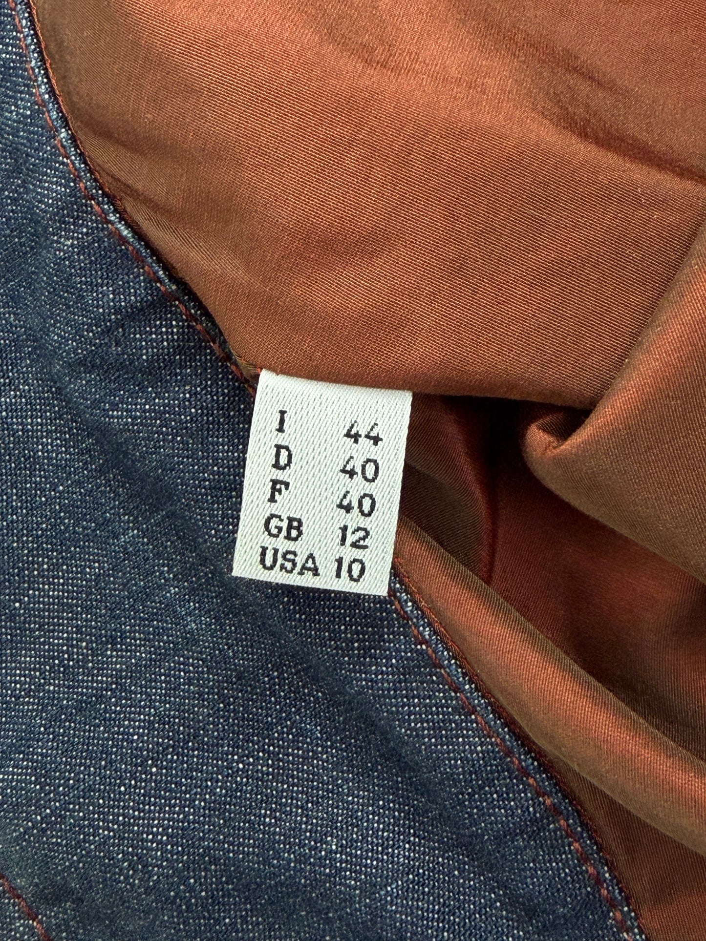 Jean Paul Gaultier Spring 2004 Runway Lace-Up Denim Jacket / Micro Dress