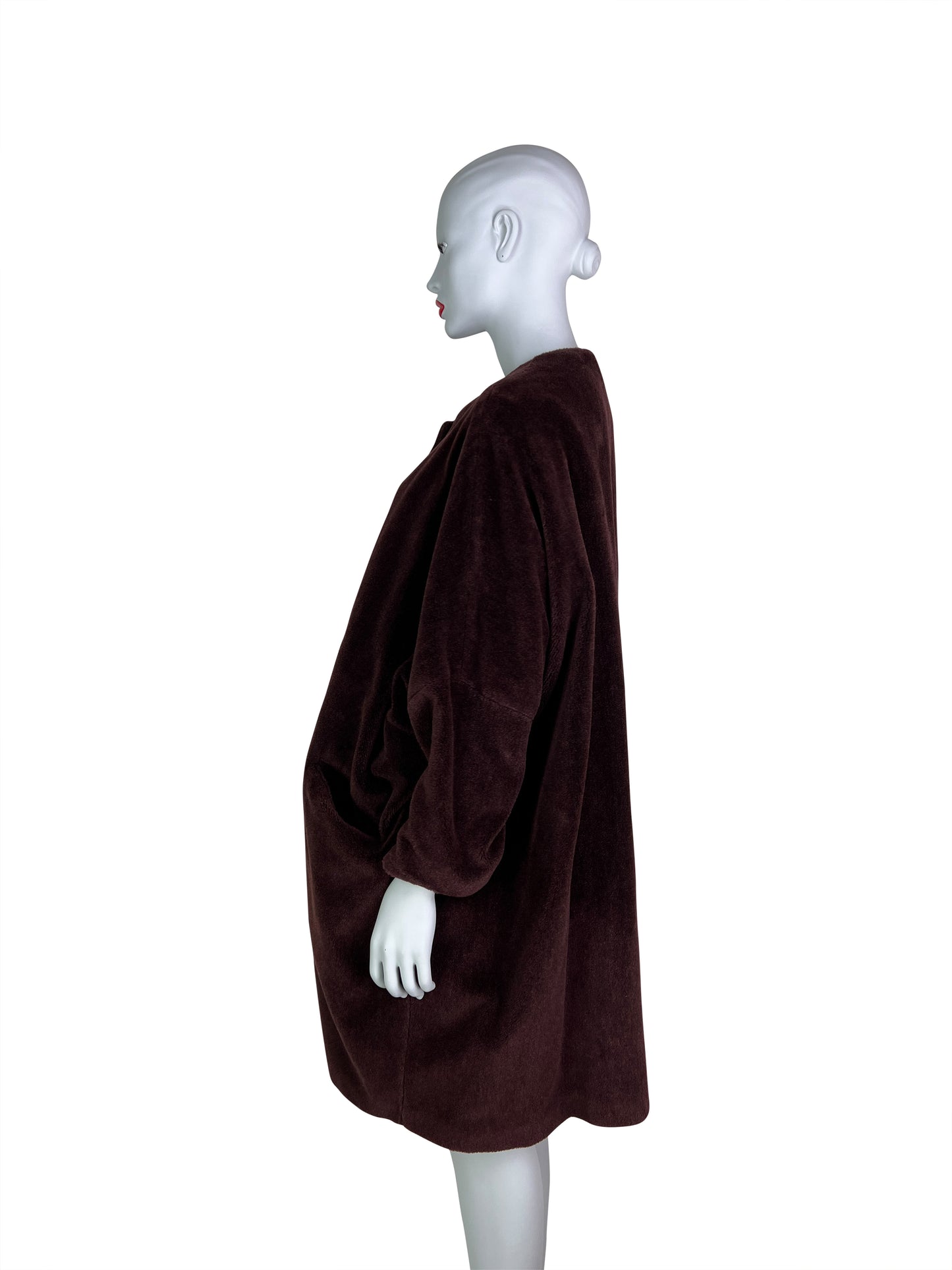 Dolce & Gabbana Fall 1990 Plush Oversized Wool Coat