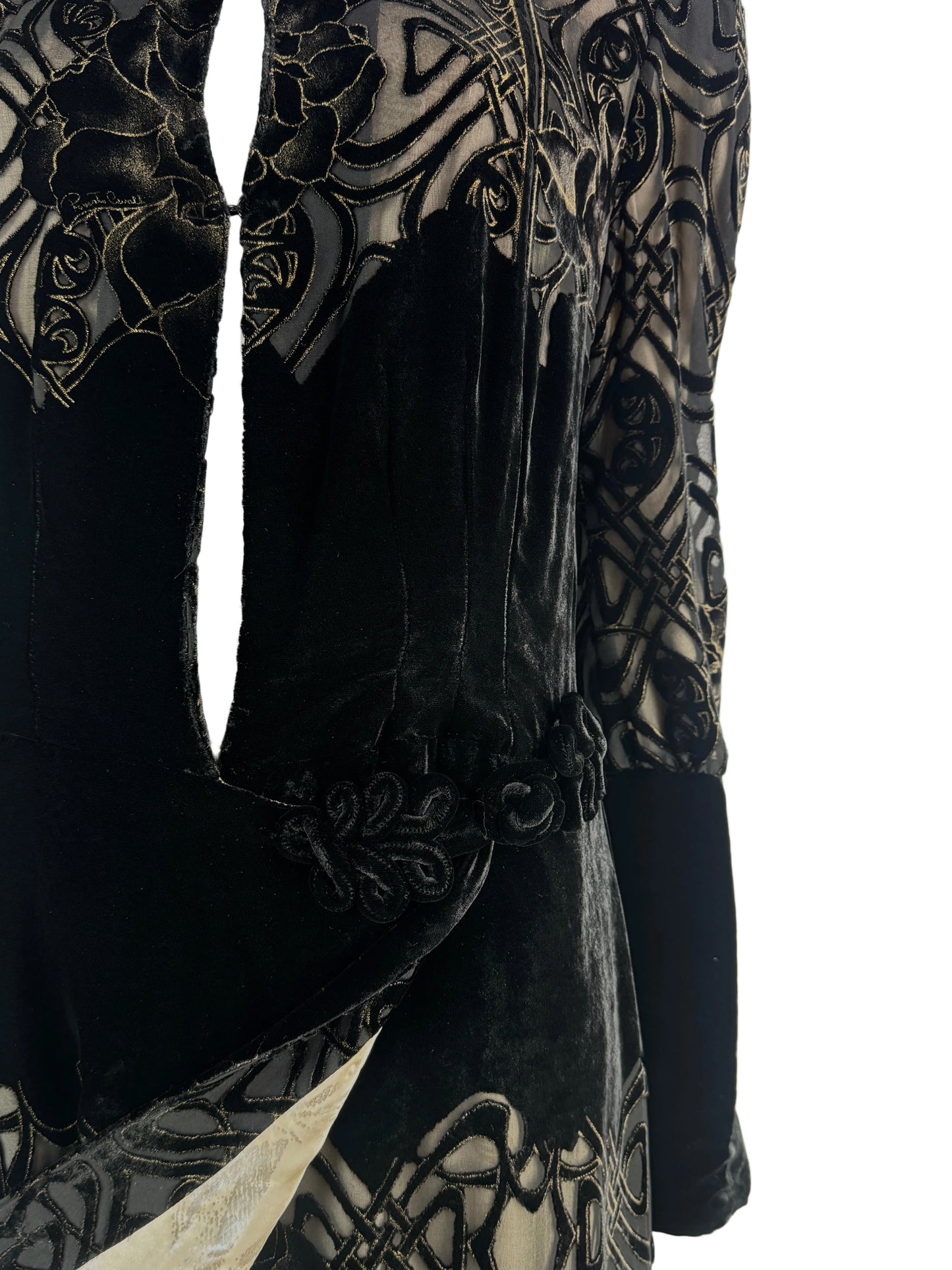 Roberto Cavalli Fall 2006 Velvet Coat / Dress
with Silk Lining