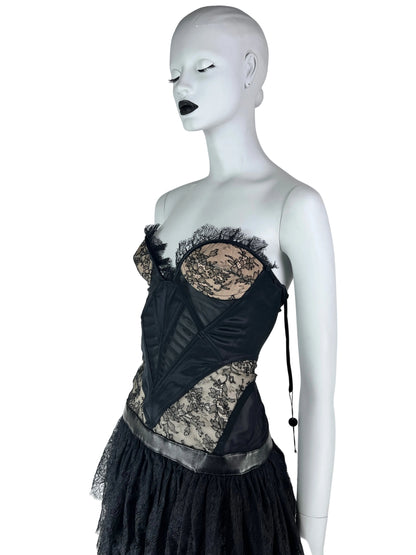 Alexander McQueen Fall 2003 Lace Corset Dress
