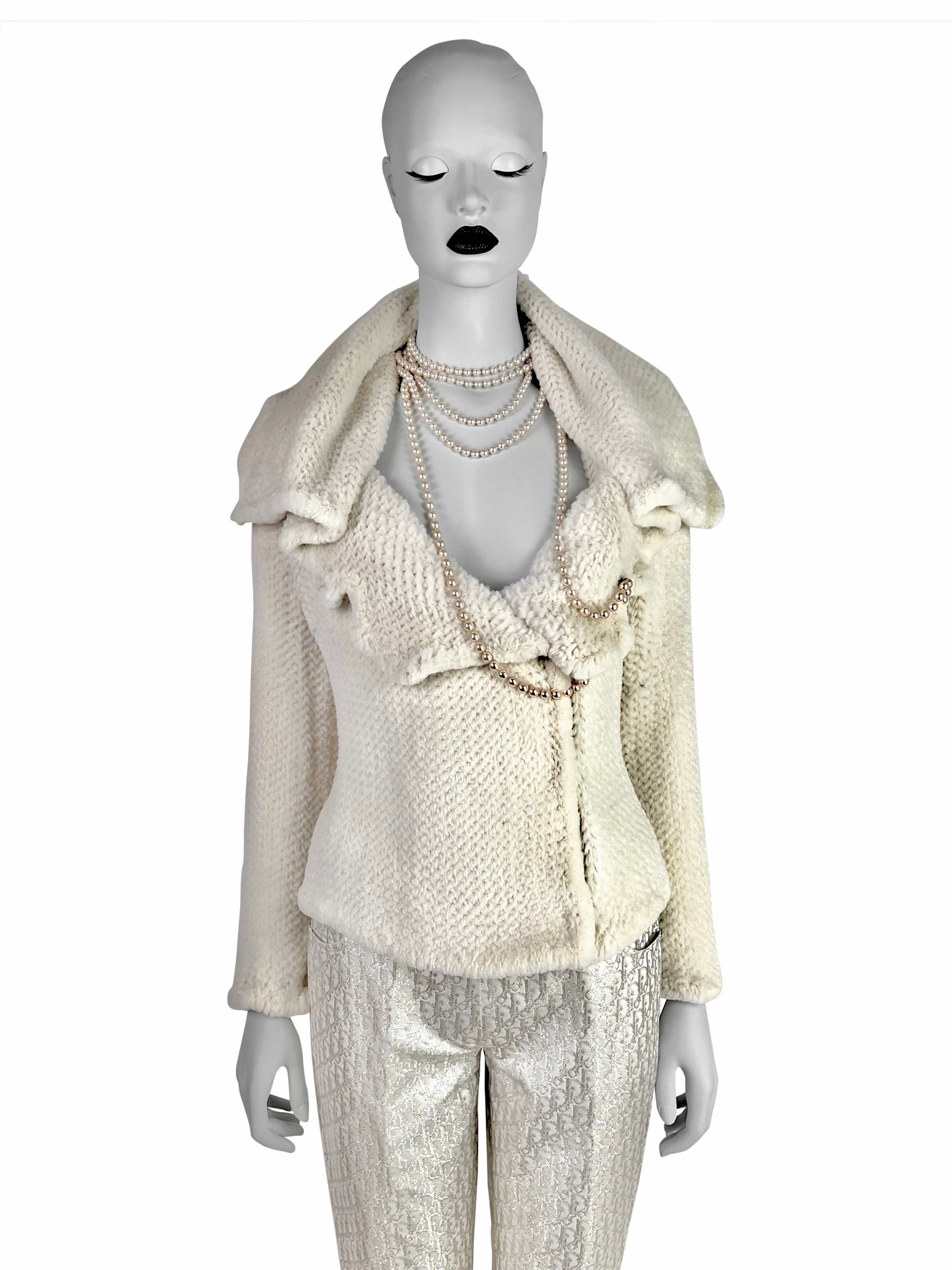 Dior Fall 2005 Knitted Mink Fur Jacket