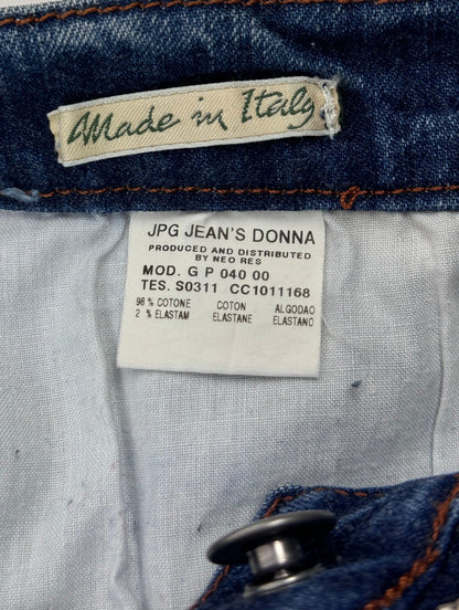 Rare 1990s Jean-Paul Gaultier JPG Jean’s Stockings Shorts-to-Jeans