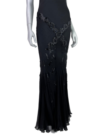 Dior by John Galliano Fall 2002 Bias Cut Beaded Gown