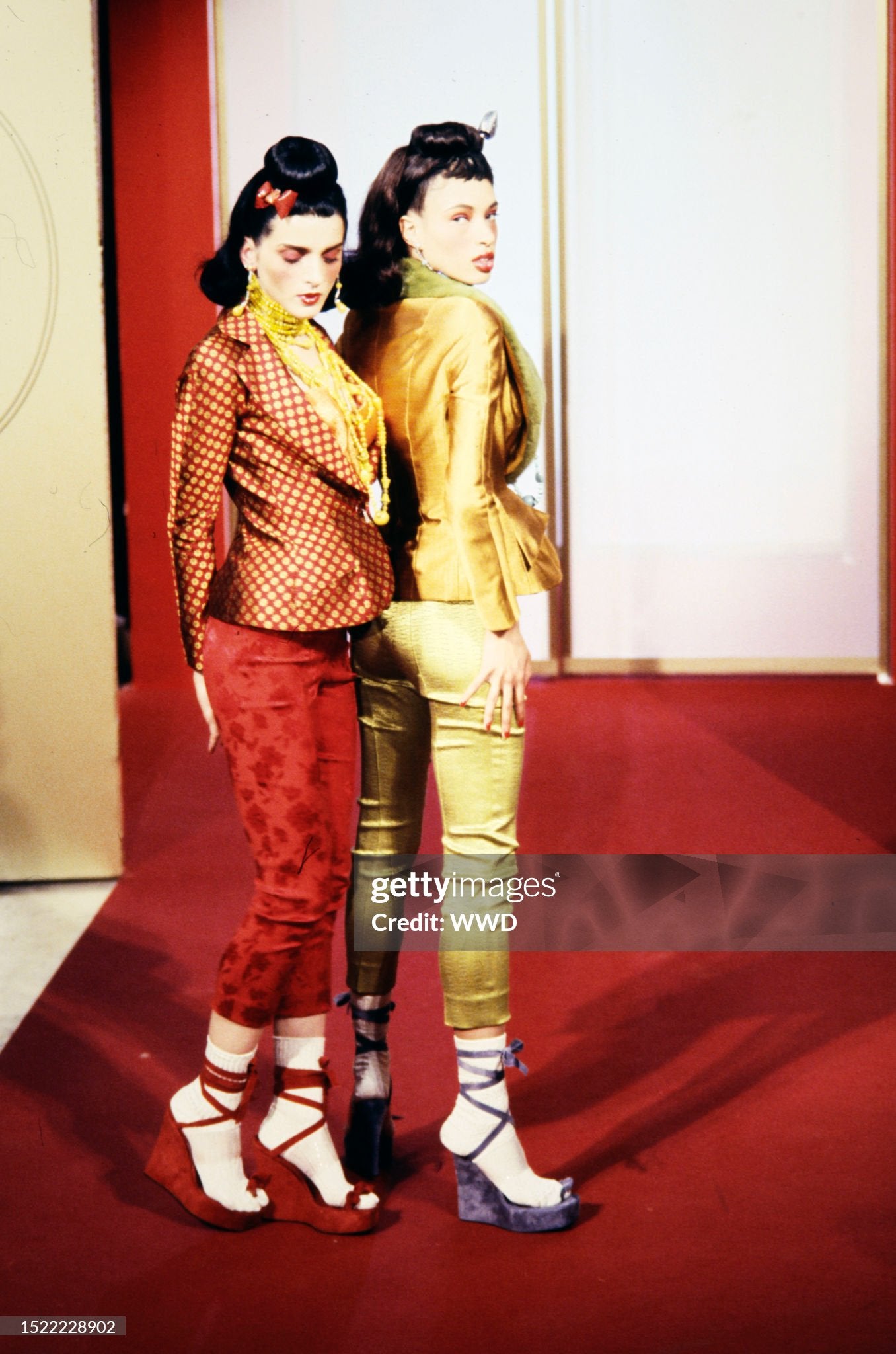 Dior by John Galliano Spring 1997 RTW Golden Silk Suit
