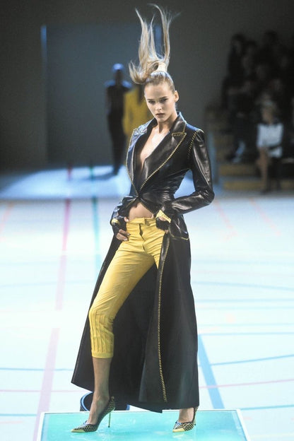 Alexander McQueen for Givenchy Spring 2000 Leather Coat