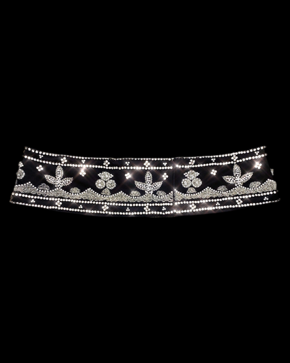 Dolce & Gabbana Fall 1999 Embellished Silk Belt