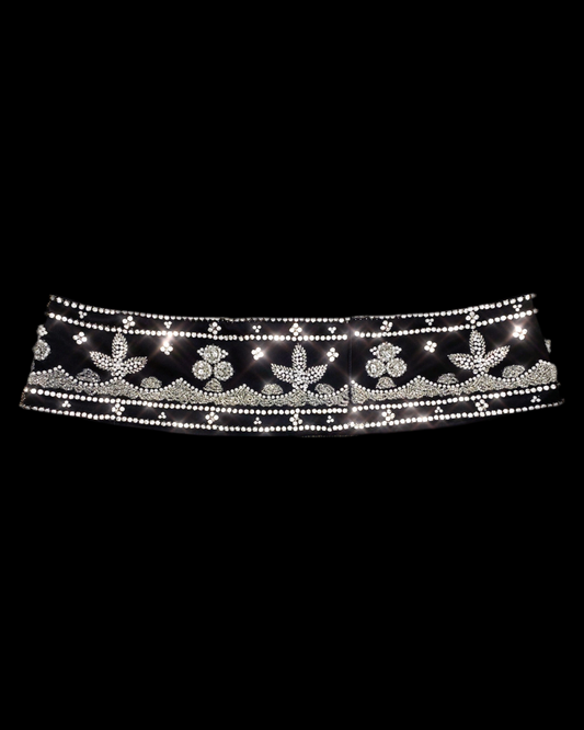 Dolce & Gabbana Fall 1999 Embellished Silk Belt