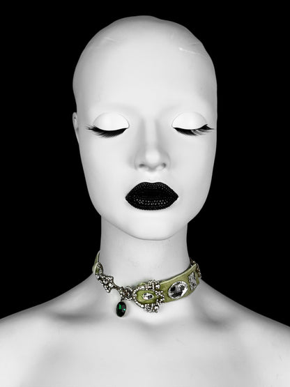 Dior by John Galliano Spring 2005 RTW Runway Velvet Choker