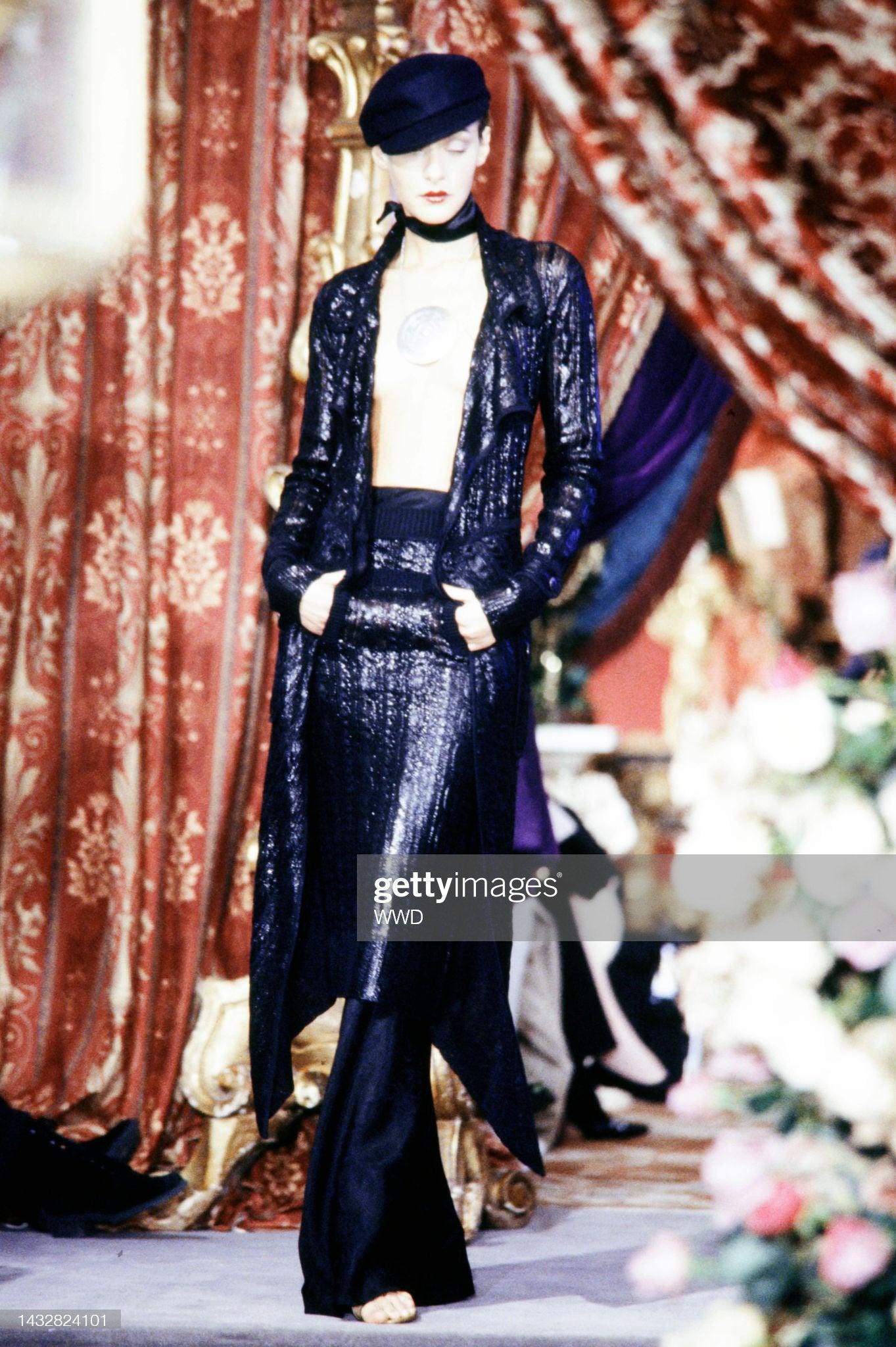 Dior Spring 1999 RTW 3-pieces Rubber Knitted Ensemble
