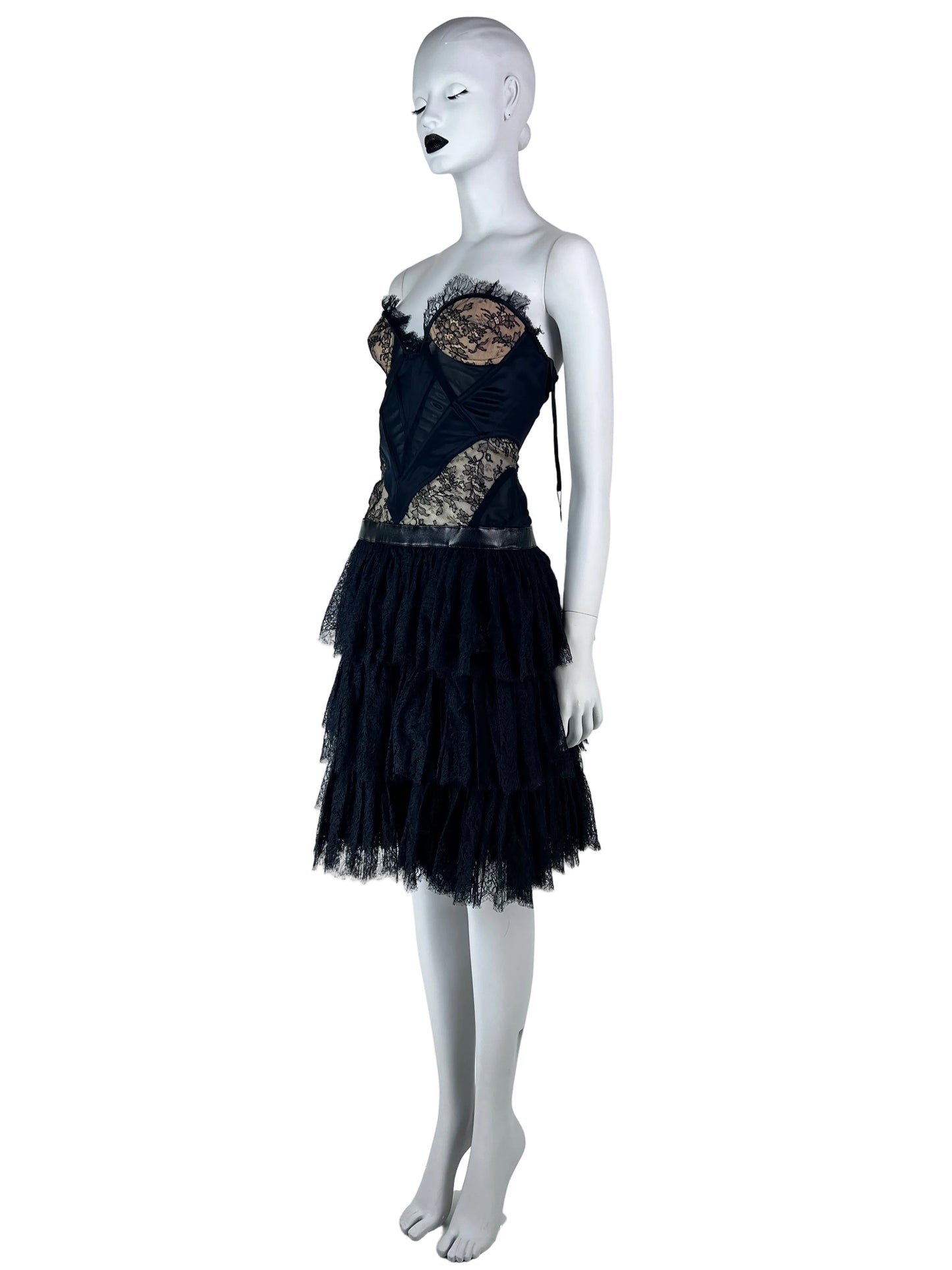 Alexander McQueen Fall 2003 Lace Corset Dress