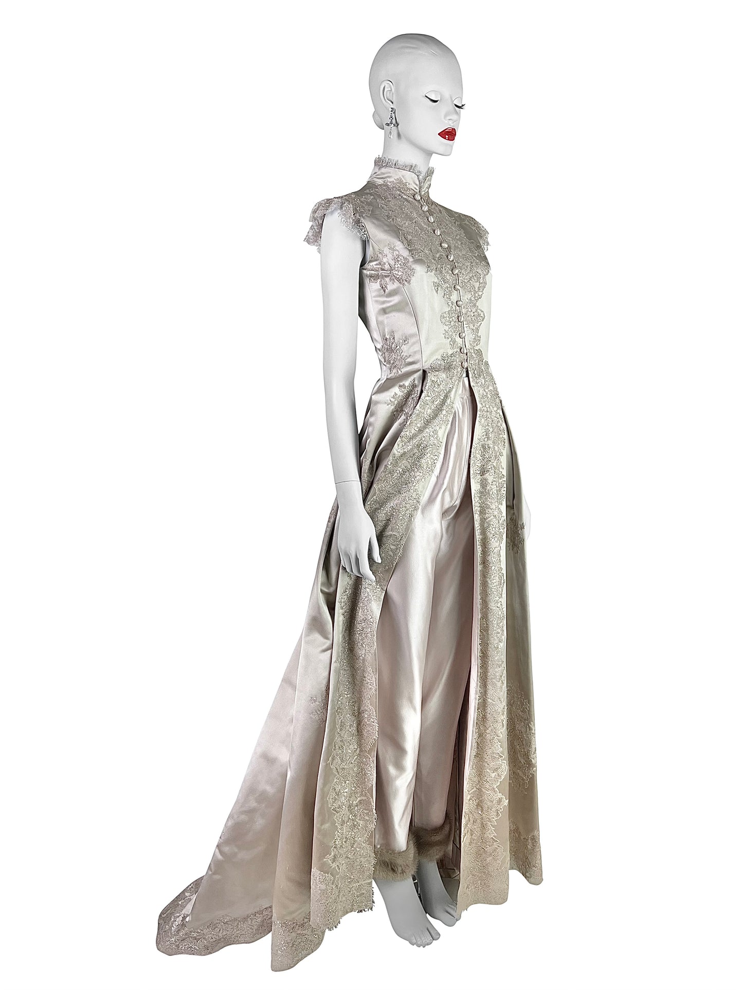 Haute Couture Pierre Balmain by Oscar de la Renta Fall 1998 Runway Ensemble
